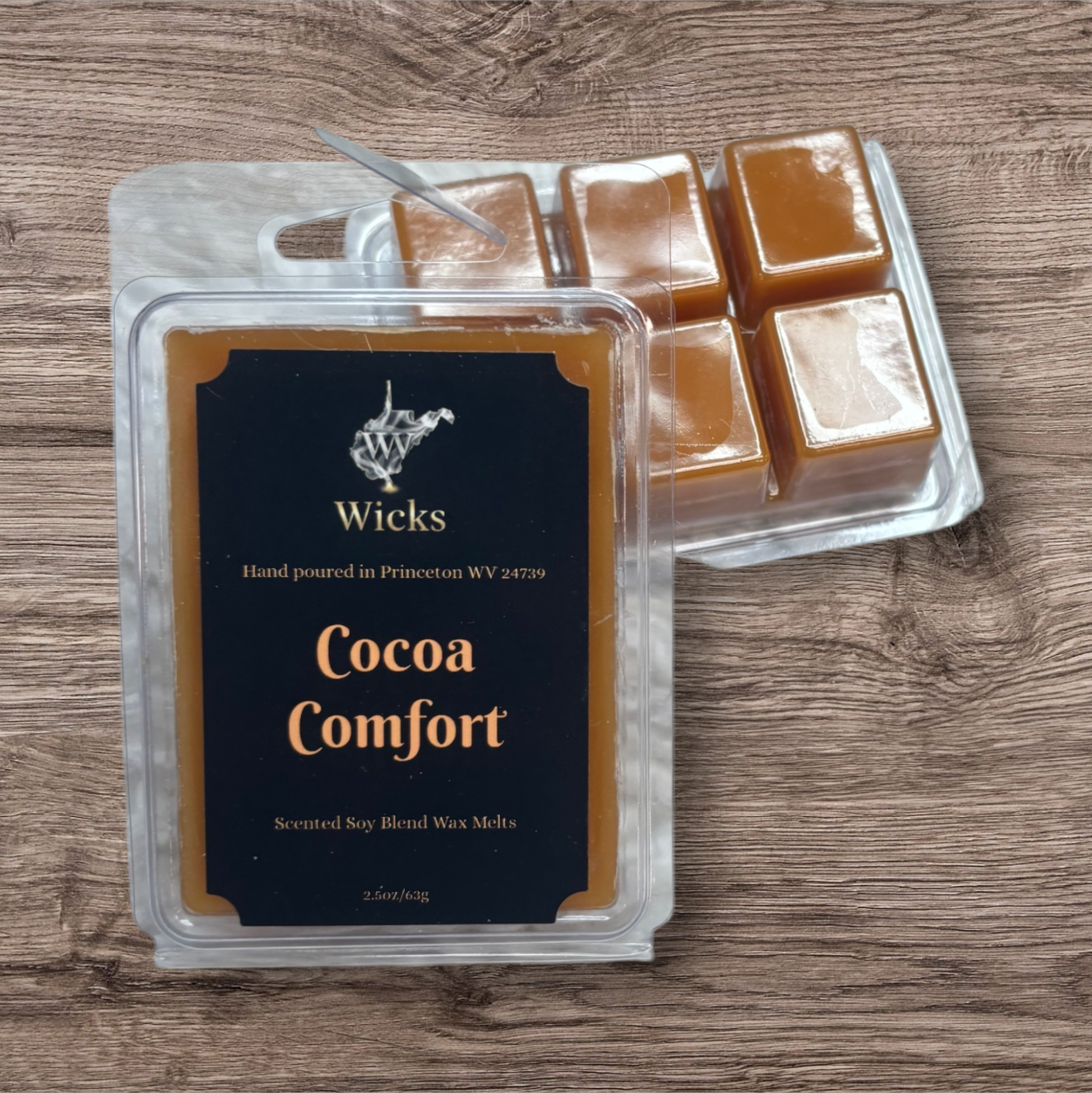 Cocoa Comfort Wax Melt Clam Shell LS