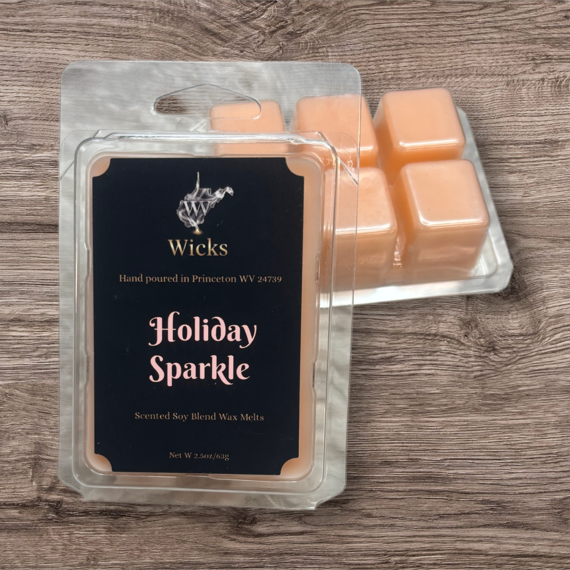 Holiday Sparkle Wax Melt Clam Shell BT