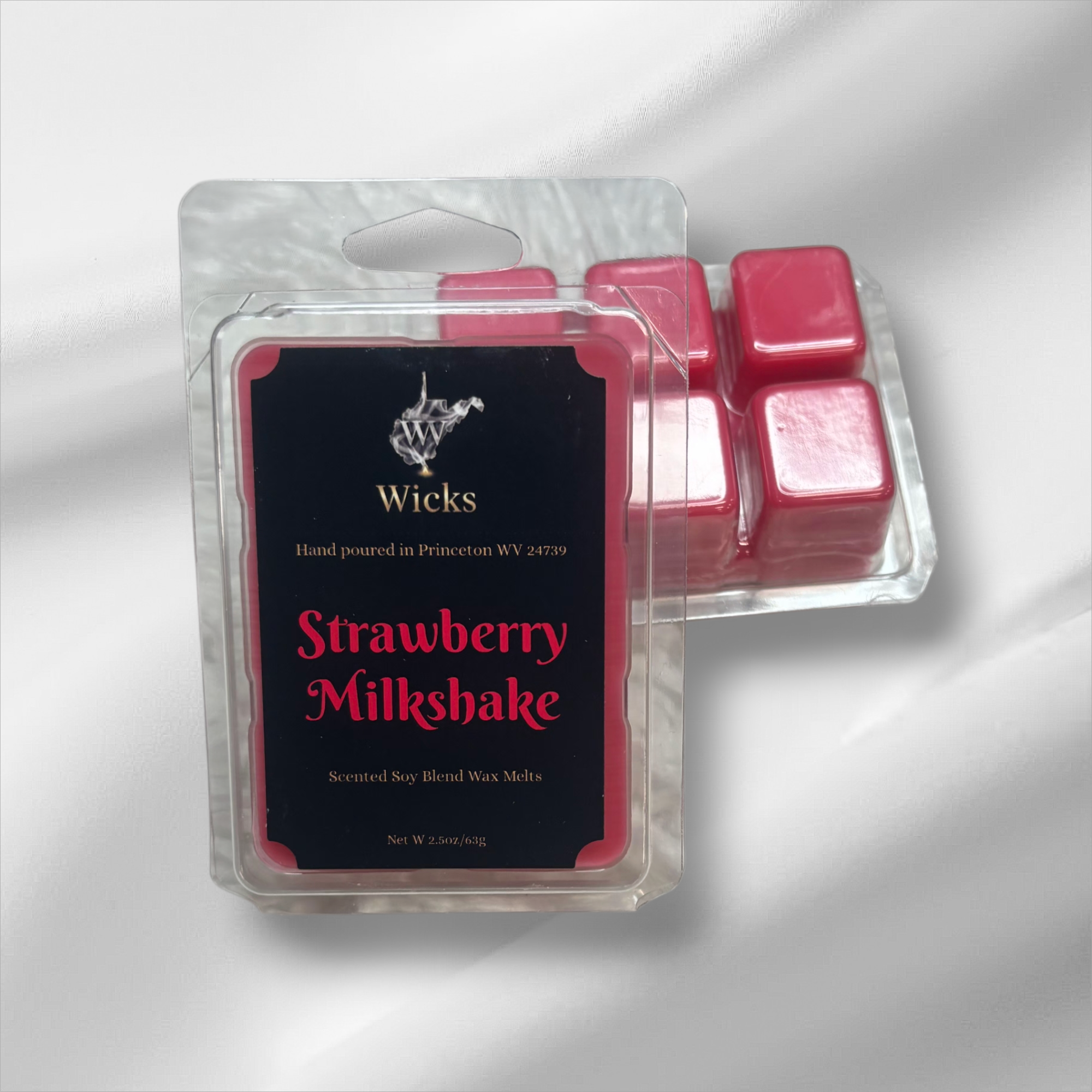 Strawberry Milkshake Wax Melt Clam Shell