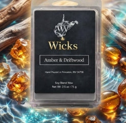 Amber And Driftwood 2.5 OZ Clam Shell