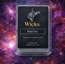 Black Star 2.5 OZ Clam Shell