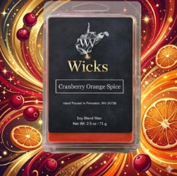 Cranberry Orange Spice 2.5 OZ Clam Shell