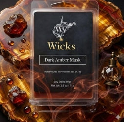 Dark Amber Musk 2.5 OZ Clam Shell