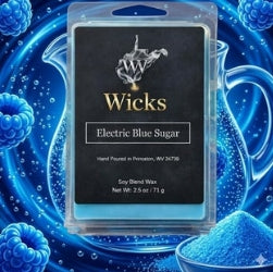 Electric Blue Sugar 2.5 OZ Clam Shell