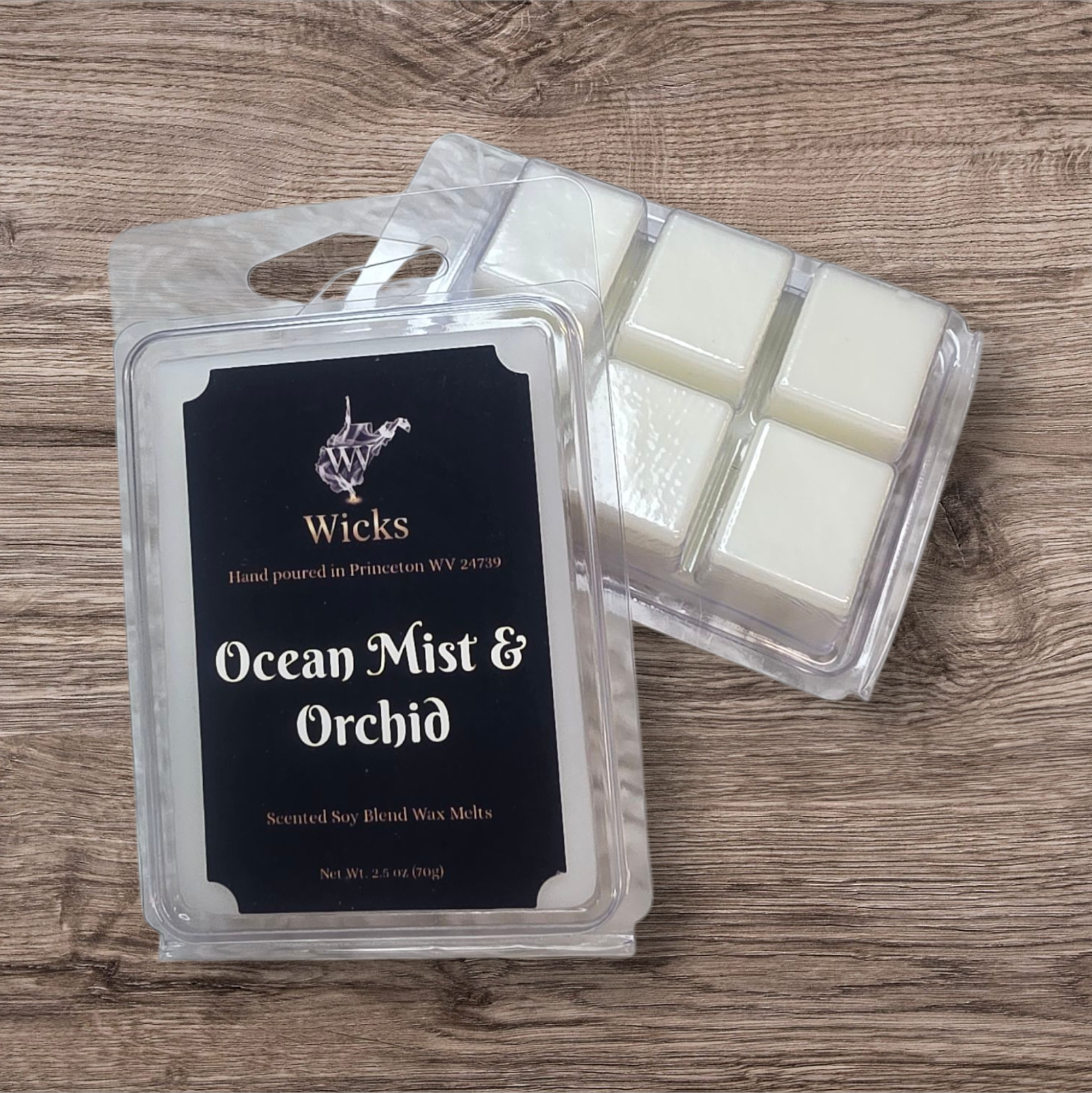 Ocean Mist & Orchid Wax Melt
